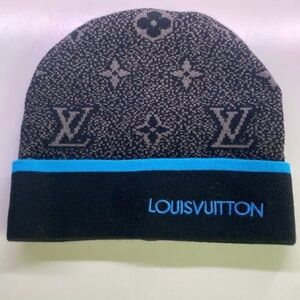 Louis Vuitton Monogram Black and Blue Hat